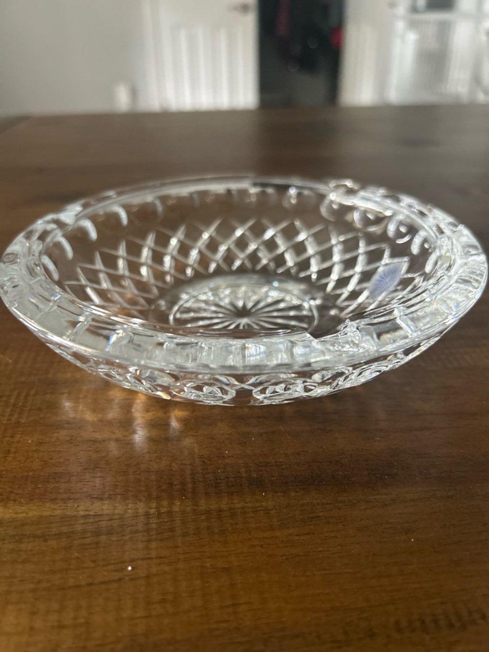 Vintage Princess House Lead Crystal Ashtray